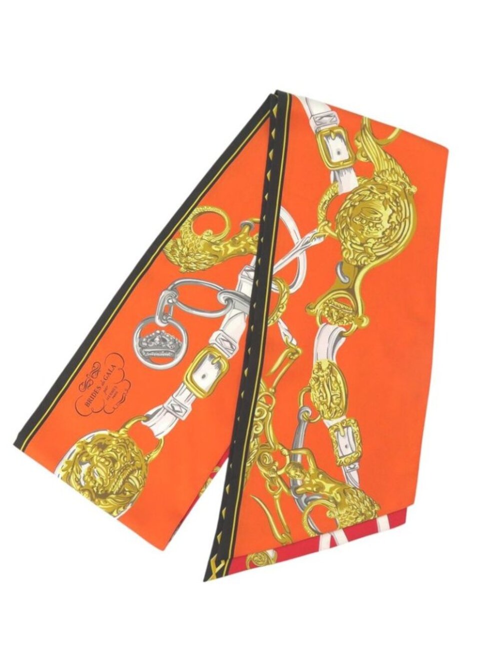 Hermes Brides De Gala Maxi Twilly Scarf Silk - Picture 3 of 9